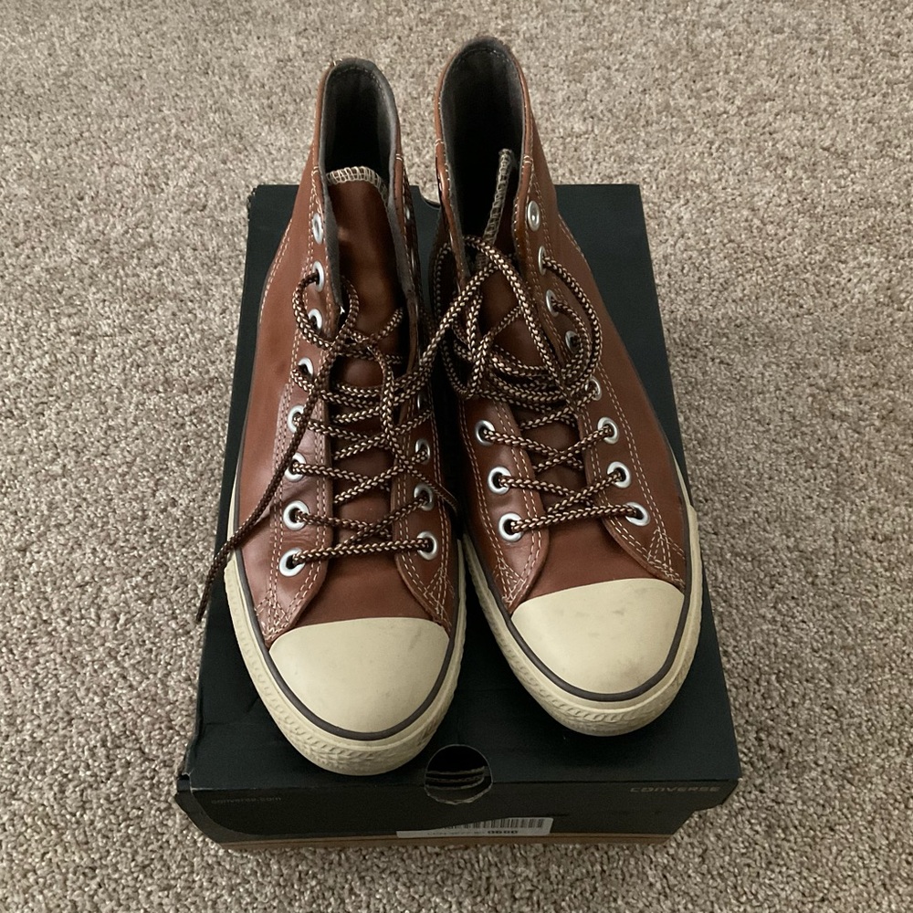 Converse Men's Brown High-Top Sneaker Boot waterproof